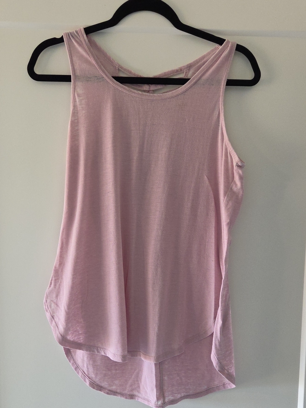 Women's Pink Sleeveless Tank Top